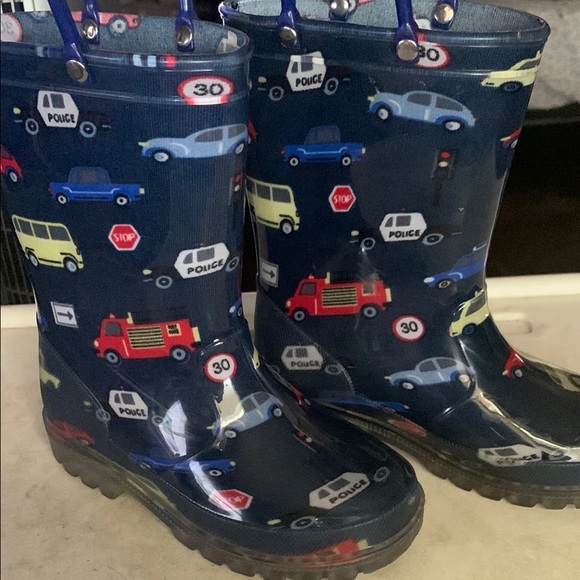 Police Other - Police Blue and Red Toy Cars & Vehicles lights on every step